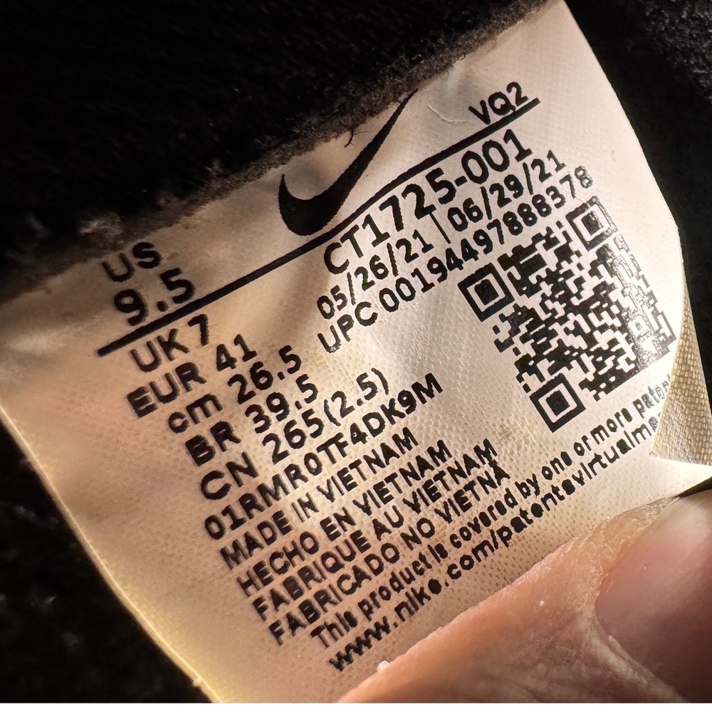 Nike Court Royale Mid Mens Black White Leather High Top Sneakers - Picture 9 of 9